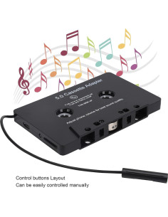 Adaptador de Cassette Bluetooth SUNGOOYUE para Coche - Audio MP3 2