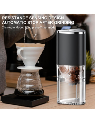 Molino de café eléctrico portátil FLECPSNRG recargable USB
