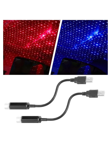 Luces de Techo Estrella USB JOYCOURT 20.34cm Rojo/Púrpura Azul