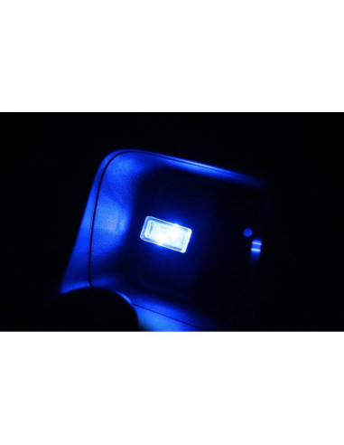 Kit de Iluminación LED Interior USB iJDMTOY Azul 2 LEDs