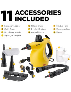 Limpiador de Vapor de Mano Wagner 505e 350ml 1050W Sin Químicos 2