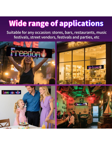 Luz Ojos del Diablo Otuoor LED 38.1x10.2cm Programable