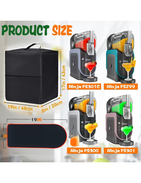 Cubierta de Polvo y Almohadilla Deslizante para Slushie MozkeTo19 Cubierta de Polvo y Almohadilla Deslizante para Slushie MozkeTo19