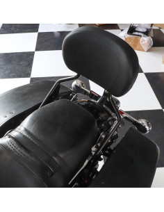 AUFER Respaldo Sissy Bar Desmontable Negro para Touring 2009-2024 2