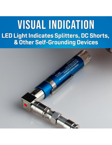 Probador de Continuidad de Cable Coaxial Jonard PT-300 LED