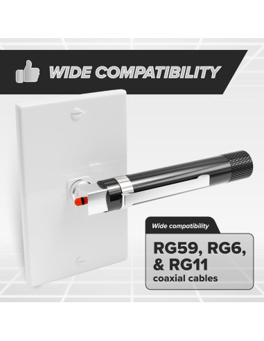 Probador de Continuidad Coaxial EL CIMPLE CO con Tono 12V