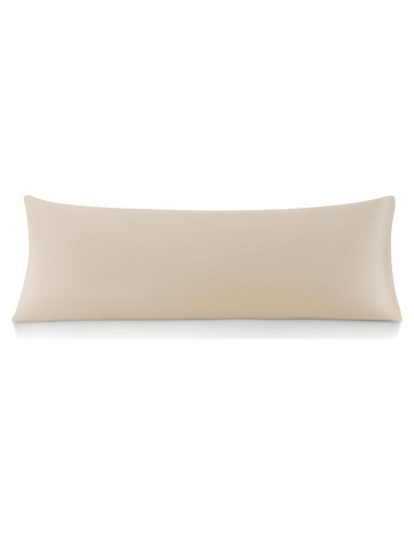 Funda de Almohada Corporal Oubonun 800 Hilos 53x137 cm Beige