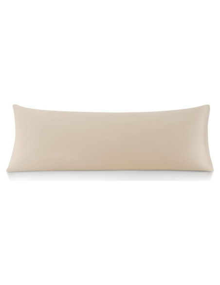 Funda de Almohada Corporal Oubonun 800 Hilos 53x137 cm Beige