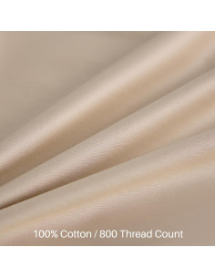 Funda de Almohada Corporal Oubonun 800 Hilos 53x137 cm Beige 2
