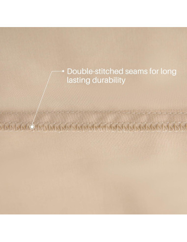 Funda de Almohada Corporal Oubonun 800 Hilos 53x137 cm Beige