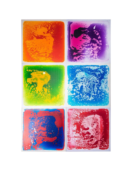 Baldosas Sensory Art3d 50 cm - 6 Colores Interactivos Baldosas Sensory Art3d 50 cm - 6 Colores Interactivos
