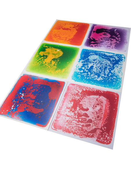 Baldosas Sensory Art3d 50 cm - 6 Colores Interactivos Baldosas Sensory Art3d 50 cm - 6 Colores Interactivos
