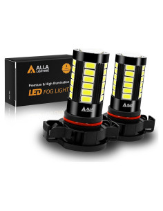 Bombillas de Luz de Niebla LED Alla 2504 PSX24W 6000K 2800Lms (Juego de 2)
