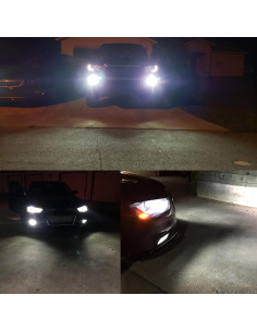 Bombillas de Luz de Niebla LED Alla 2504 PSX24W 6000K 2800Lms (Juego de 2) 2