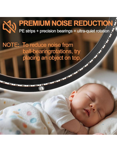 Base Giratoria Lazy Susan TamBee 20 Pulgadas 204 kg Negro