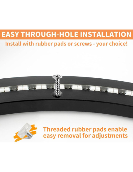 Base Giratoria Lazy Susan TamBee 20 Pulgadas 204 kg Negro