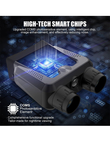 Binoculares de Visión Nocturna GOSALISU 4K 10X Zoom Infrarrojos