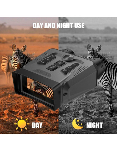 Binoculares de Visión Nocturna GOSALISU 4K 10X Zoom Infrarrojos