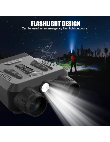 Binoculares de Visión Nocturna GOSALISU 4K 10X Zoom Infrarrojos