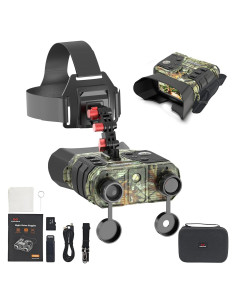 Gafas de Visión Nocturna WOSPORTS 4K Color Negro