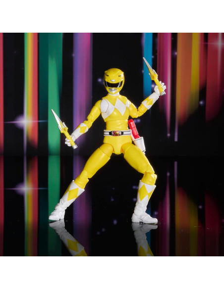 Figura de Acción Power Rangers Lightning Ranger Amarillo 15 cm