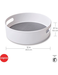 Gira-Almacenamiento Antideslizante Copco 30 cm Gris 2