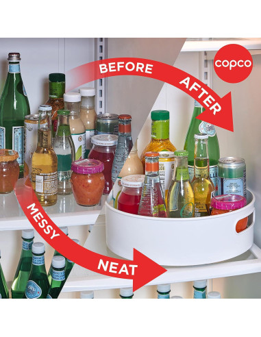 Gira-Almacenamiento Antideslizante Copco 30 cm Gris