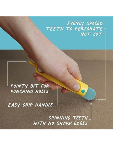 Makedo Caja de Herramientas de Cartón 126 Piezas para Niños 4-13 Años