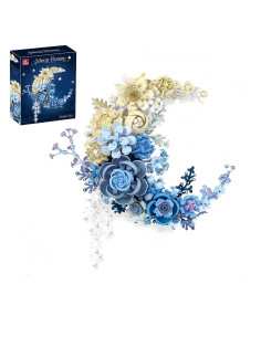 Juego de Construcción de Ladrillos Rotroyce 934 Piezas Floral