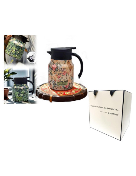 Tetera Doresty Floral Vintage Blue X Bear con Infusor 0.41kg