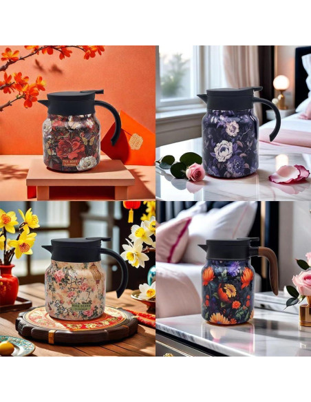 Tetera Doresty Floral Vintage Blue X Bear con Infusor 0.41kg