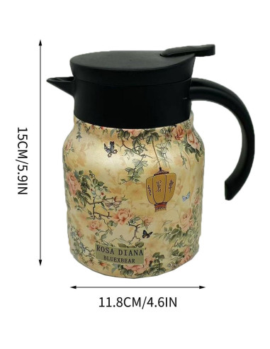 Tetera Doresty Floral Vintage Blue X Bear con Infusor 0.41kg