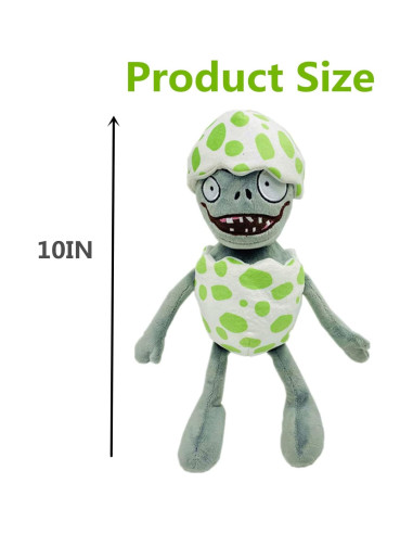 3 Juguetes de Peluche Plantas vs Zombies BASHERISE - Regalo Ideal