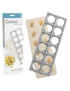 Máquina de Ravioles CucinaPro - 12 Ravioles XL 4.4 cm