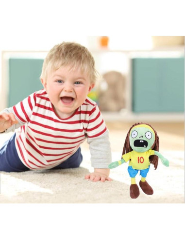 3 Juguetes de Peluche Plantas vs Zombies BASHERISE - Regalo Ideal