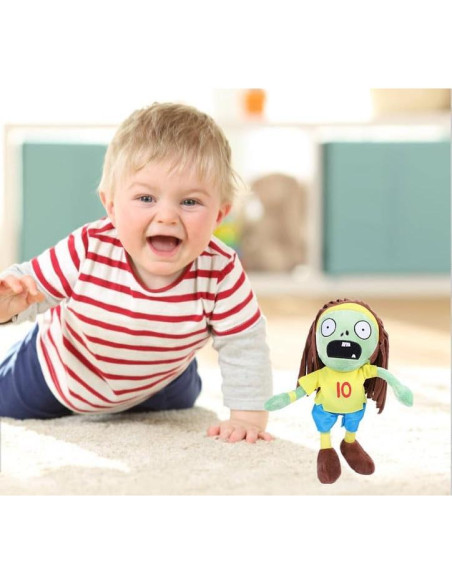 3 Juguetes de Peluche Plantas vs Zombies BASHERISE - Regalo Ideal