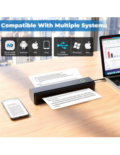 Impresora Térmica Portátil Anycash N80 Bluetooth 203DPI 2