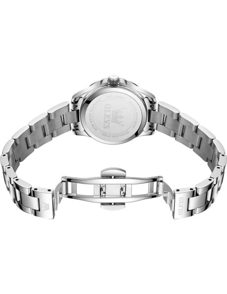 Reloj OLEVS Mujeres Lujo Cuarzo Diamante Acero Inoxidable