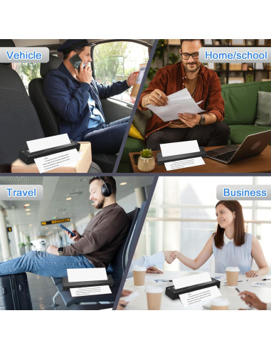 Impresora Térmica Portátil WBK T11 Inalámbrica Bluetooth A4