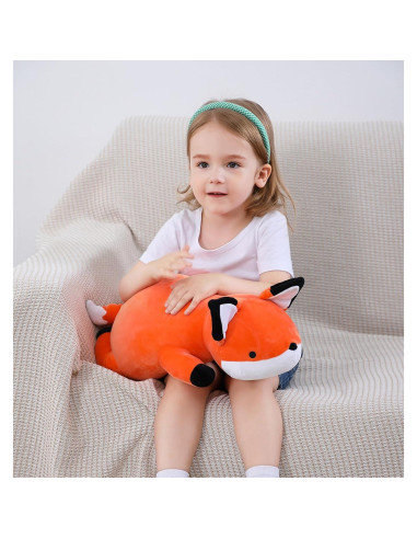 Zorro de Peluche con Peso 61 cm 1.9 kg Almohada Lanzamiento