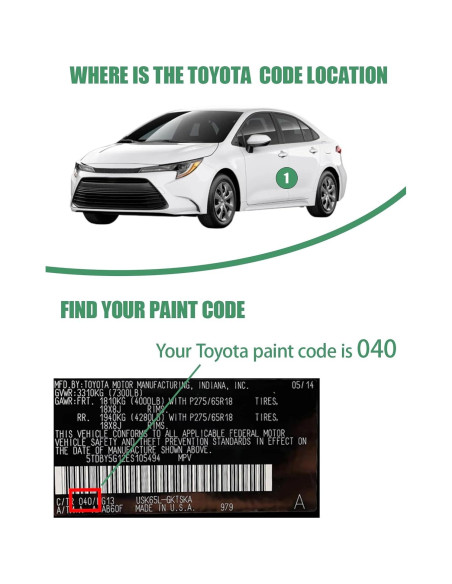 Bolígrafo de Retoque Cardiality Lunar Rock 6X3 para Toyota