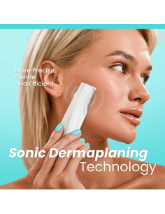 Afeitadora Dermaplaning Sonic Liberex BV18-717 Blanca con 6 Repuestos 2