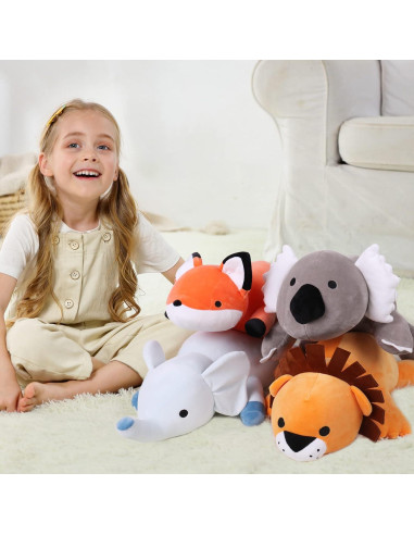 Zorro de Peluche con Peso 61 cm 1.9 kg Almohada Lanzamiento