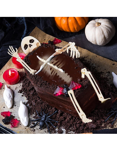 Esqueleto de Halloween MEMOVAN 40.64 cm 2 Piezas Articulados