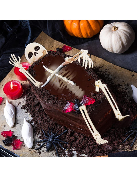 Esqueleto de Halloween MEMOVAN 40.64 cm 2 Piezas Articulados