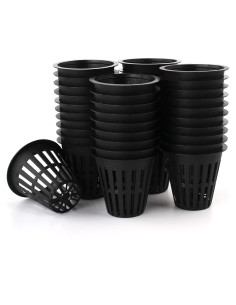 Macetas de Red de Plástico HAZOULEN para Jardín - Juego de 40