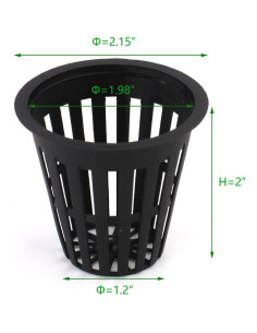 Macetas de Red de Plástico HAZOULEN para Jardín - Juego de 40 2