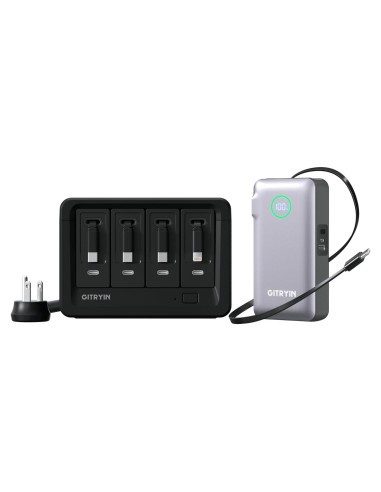 Banco de Energía 10000mAh Gitryin Type-C 12 en 1 Carga Rápida