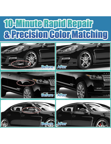 Pintura de Retoque para Coches Lubynia 40 ml Negra Brillante