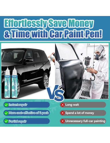 Pintura de Retoque para Coches Lubynia 40 ml Negra Brillante